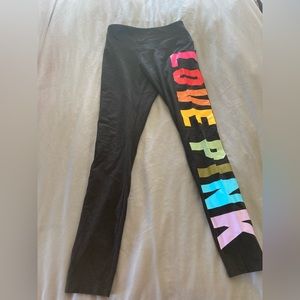 PINK leggings multi color